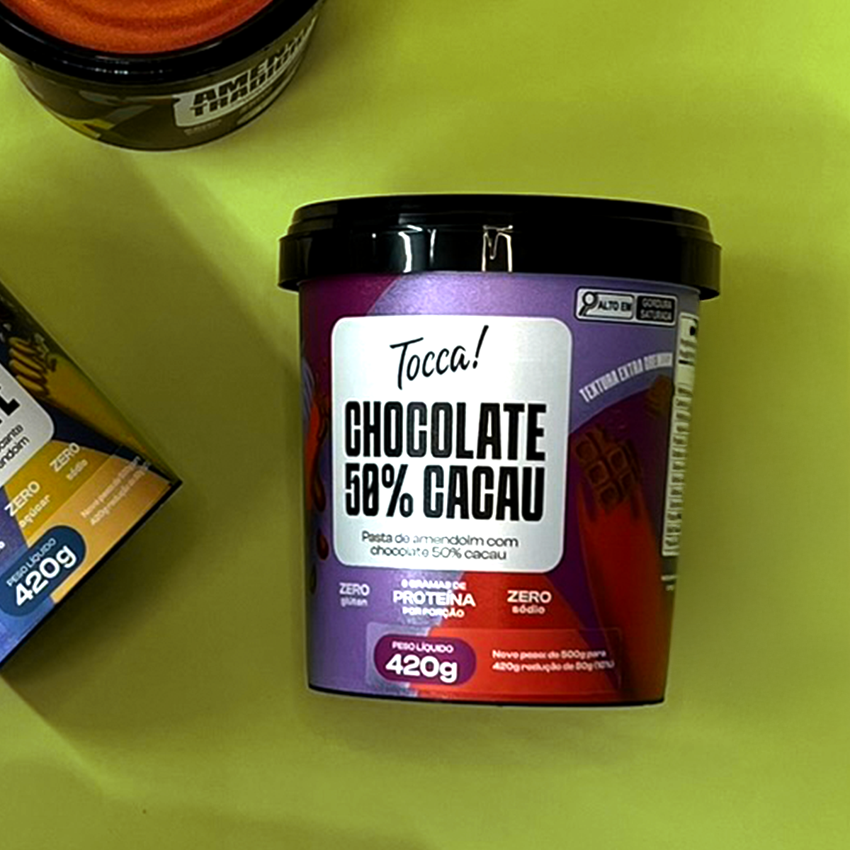 Pasta de Amendoim Chocolate 50% Cacau TOC... Pasta de Amendoim Chocolate 50% Cacau TOC...