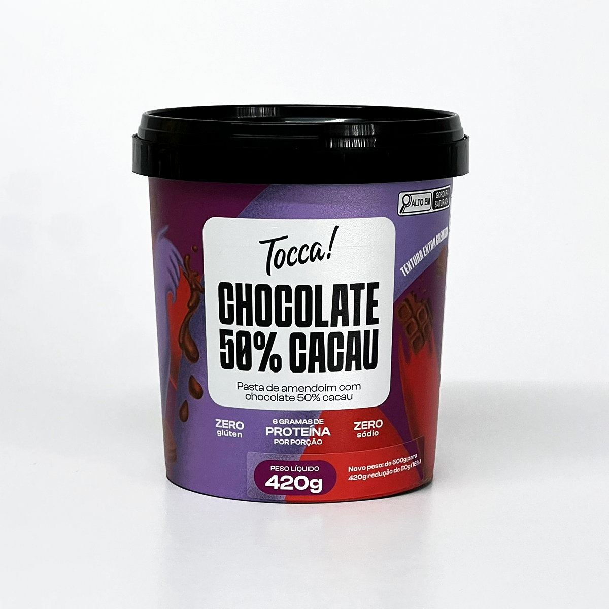 Pasta de Amendoim Chocolate 50% Cacau TOC... Pasta de Amendoim Chocolate 50% Cacau TOC...