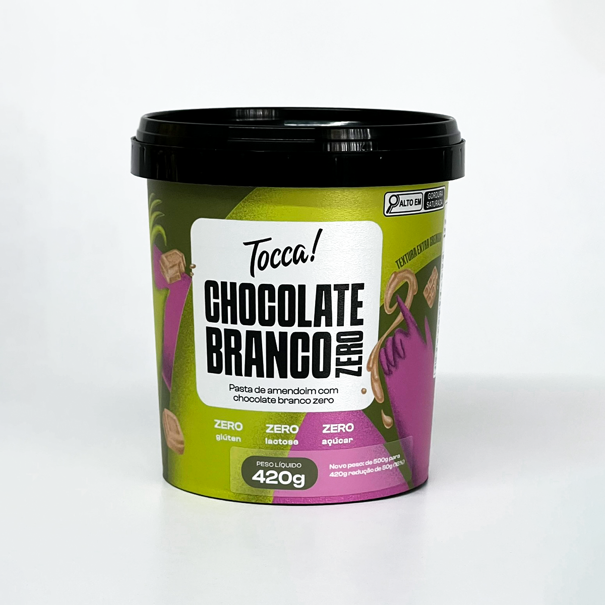 Pasta de Amendoim Chocolate Branco ZERO T... Pasta de Amendoim Chocolate Branco ZERO T...