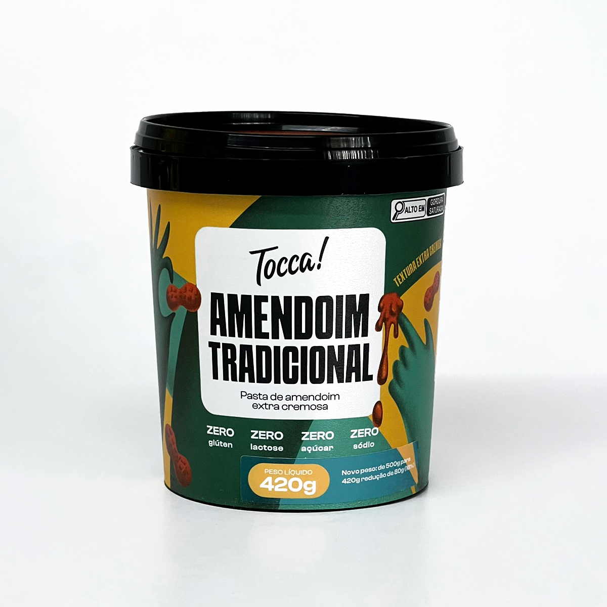 Pasta de Amendoim TRADICIONAL TOCCA - 420g Pasta de Amendoim TRADICIONAL TOCCA - 420g