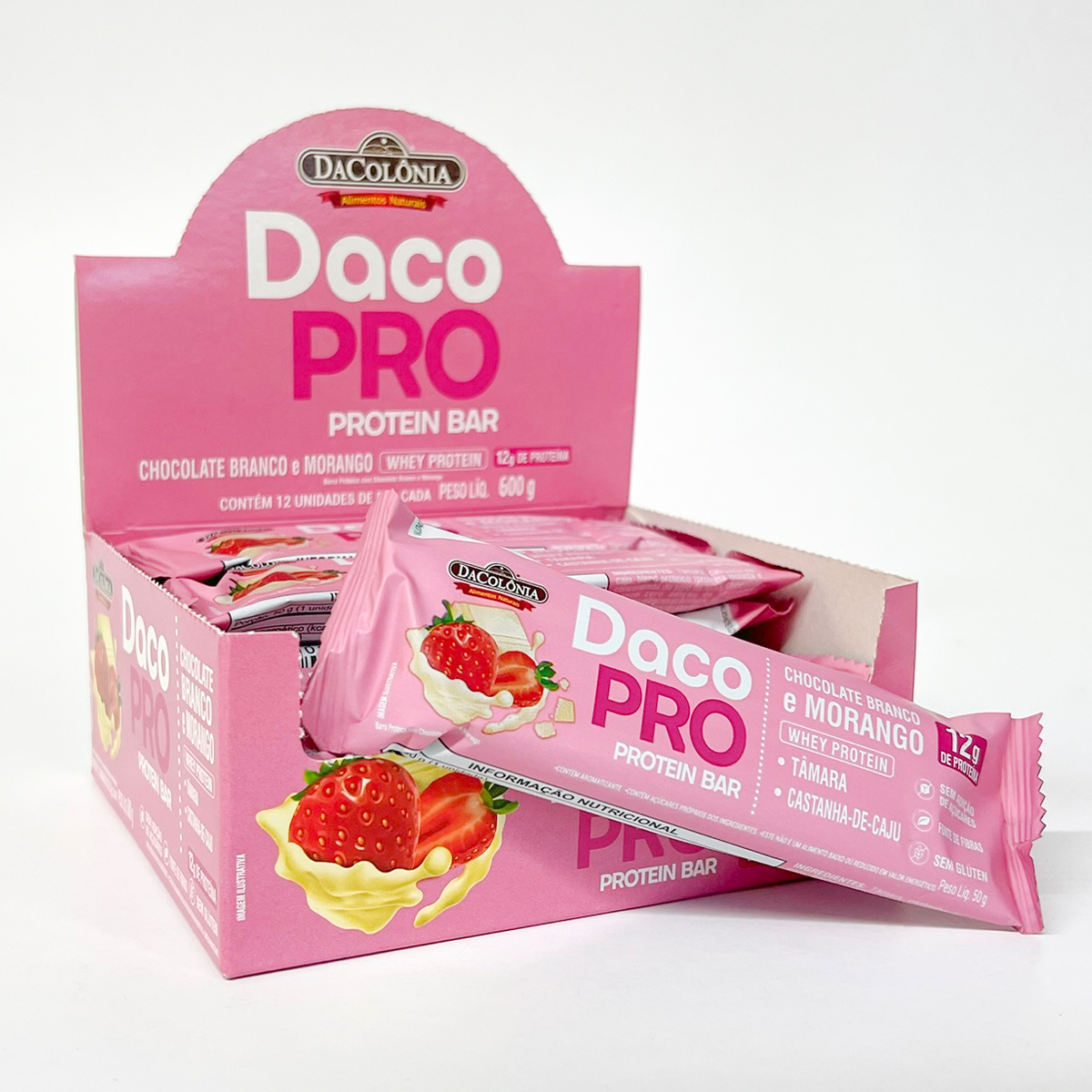 Barra DacoPro Protein Bar Chocolate Branc... Barra DacoPro Protein Bar Chocolate Branc...