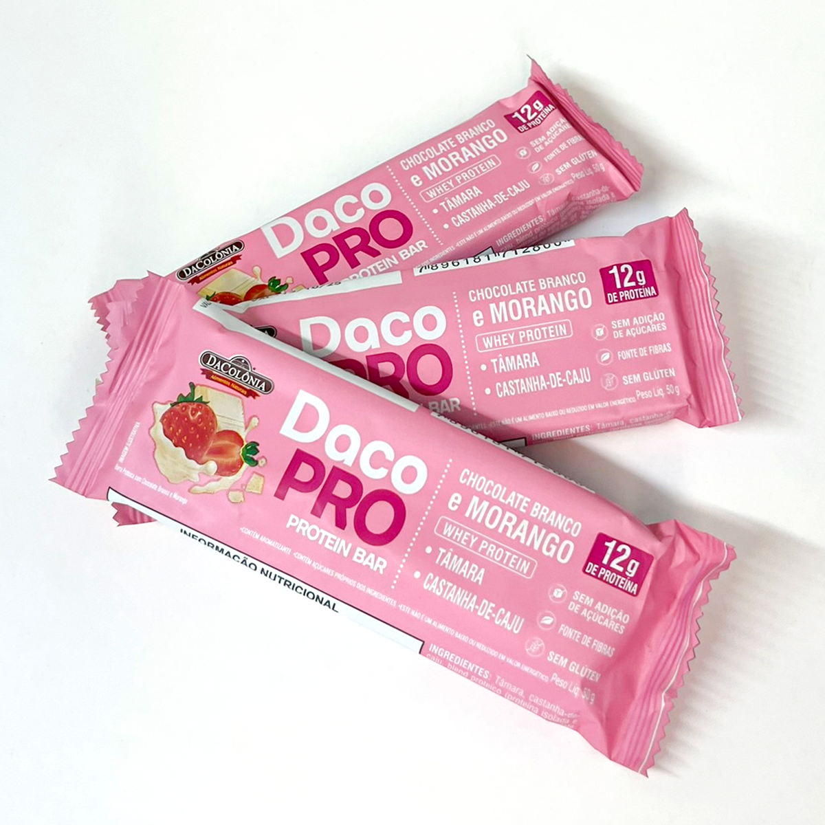 Barra DacoPro Protein Bar Chocolate Branc... Barra DacoPro Protein Bar Chocolate Branc...