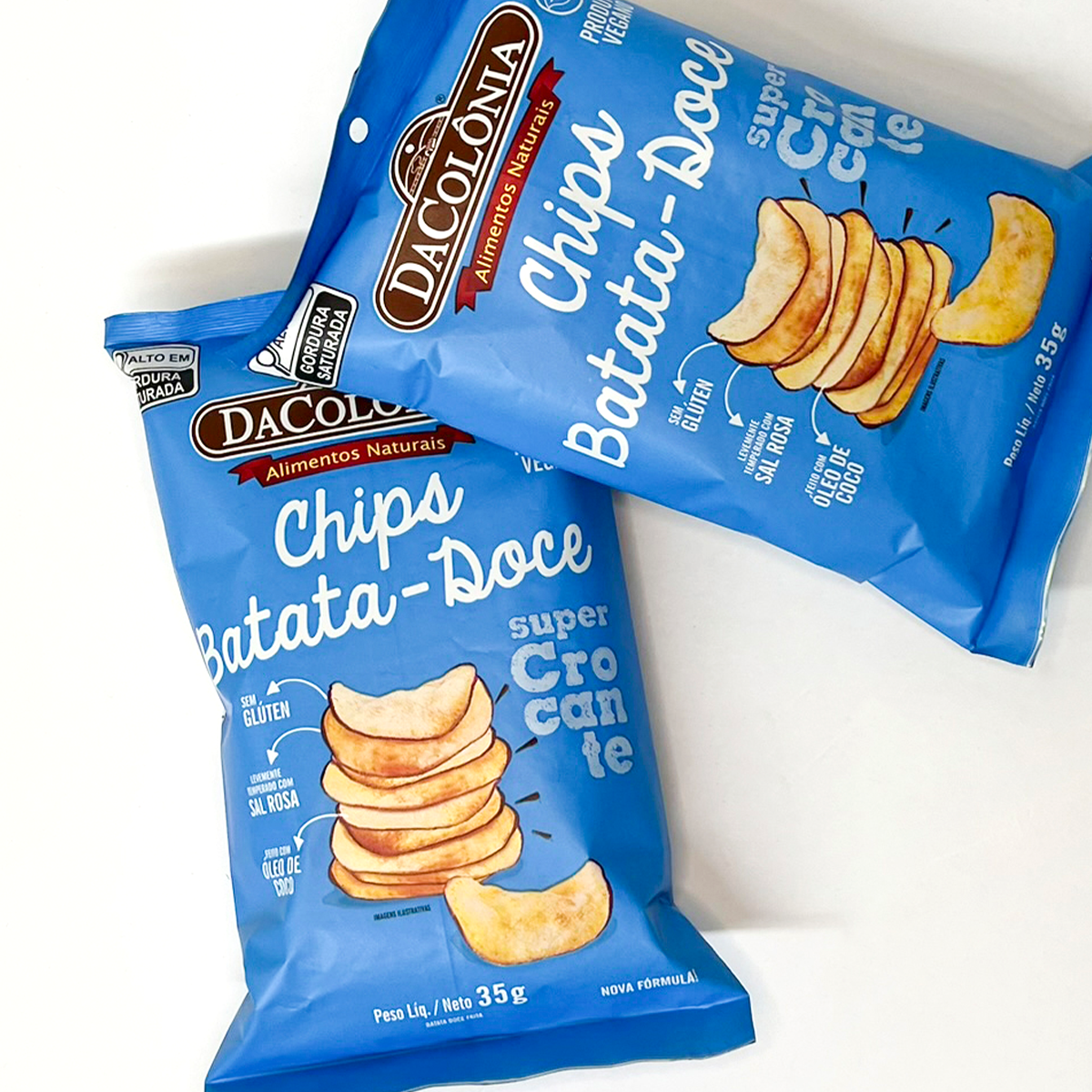 Chips de Batata Doce 35g DaColônia Chips de Batata Doce 35g DaColônia