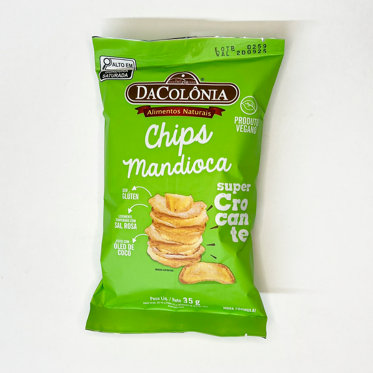 Chips de Mandioca 35g DaColônia Chips de Mandioca 35g DaColônia