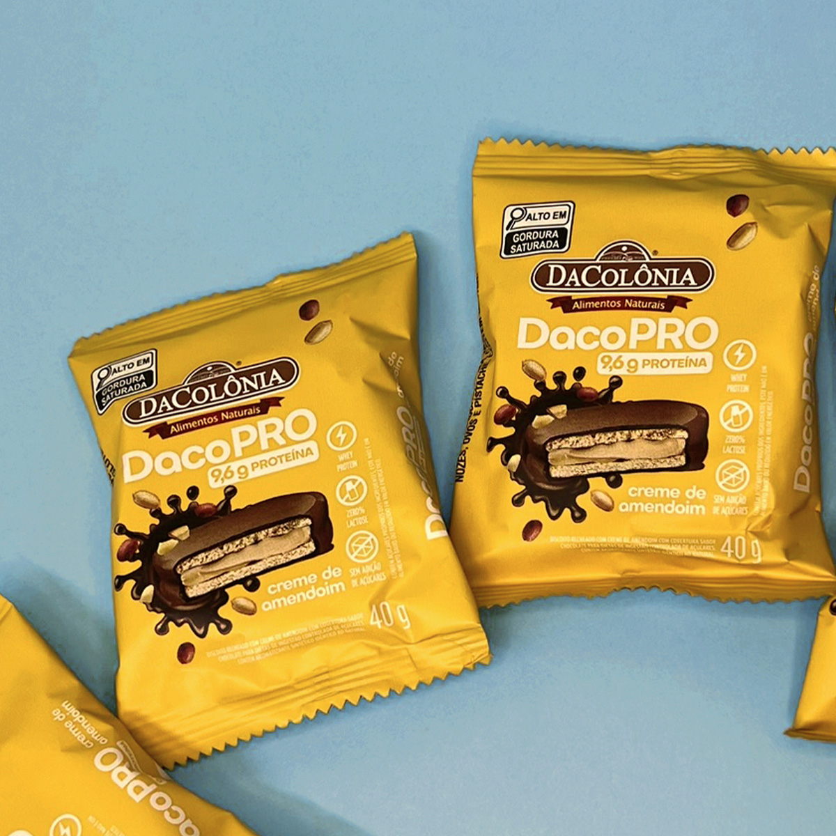 Alfajor Protein Creme de amendoim 40g - D... Alfajor Protein Creme de amendoim 40g - D...